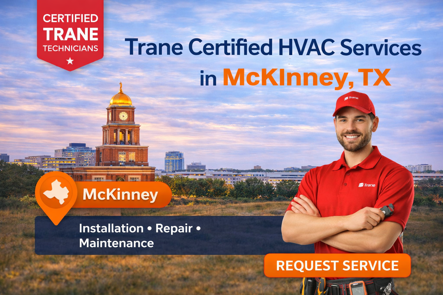 Trane Certified HVAC Services In McKinney, TX - HVAC Services Pro